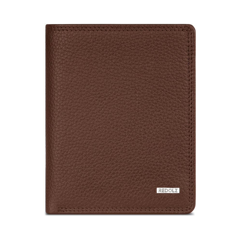 Redolz Portafoglio Leather Essentials HF in pelle RFID, 9,5 cm, apribile
