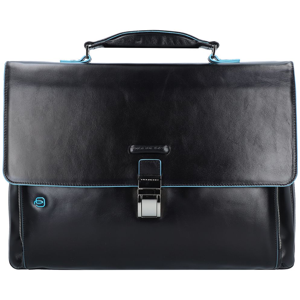 Piquadro Blue Square Valigetta Vera Pelle 40 cm Vano porta PC