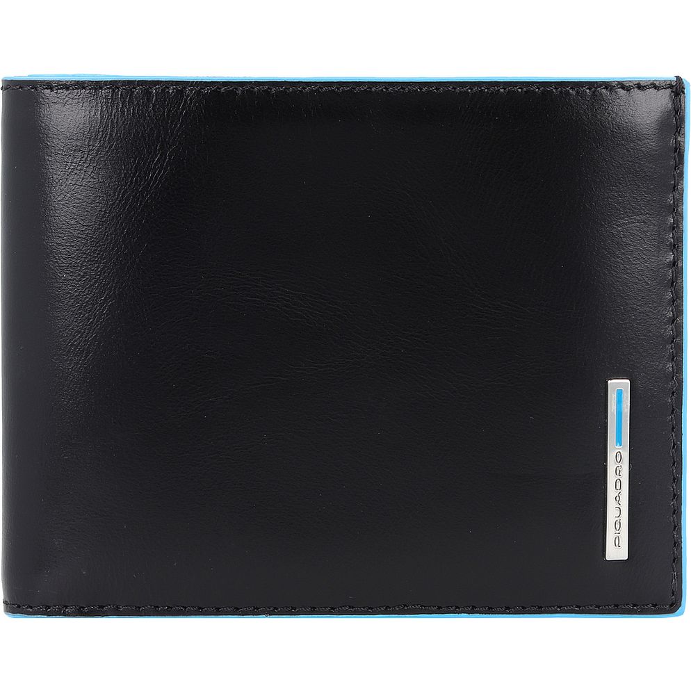 Piquadro Blue Square Custodia per carta di credito Vera Pelle 12 cm