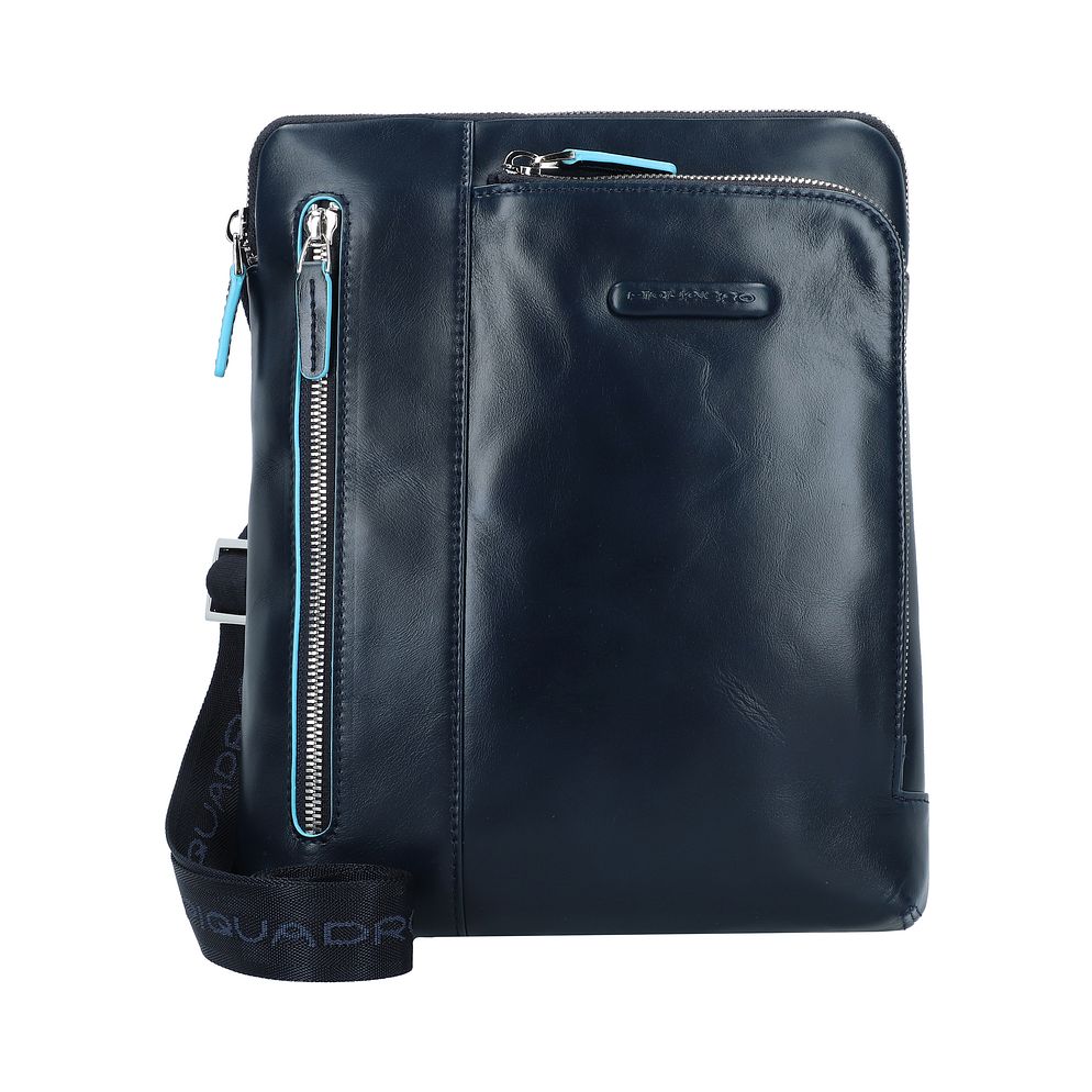 Piquadro Blue Square Borsa a tracolla Vera Pelle 21 cm
