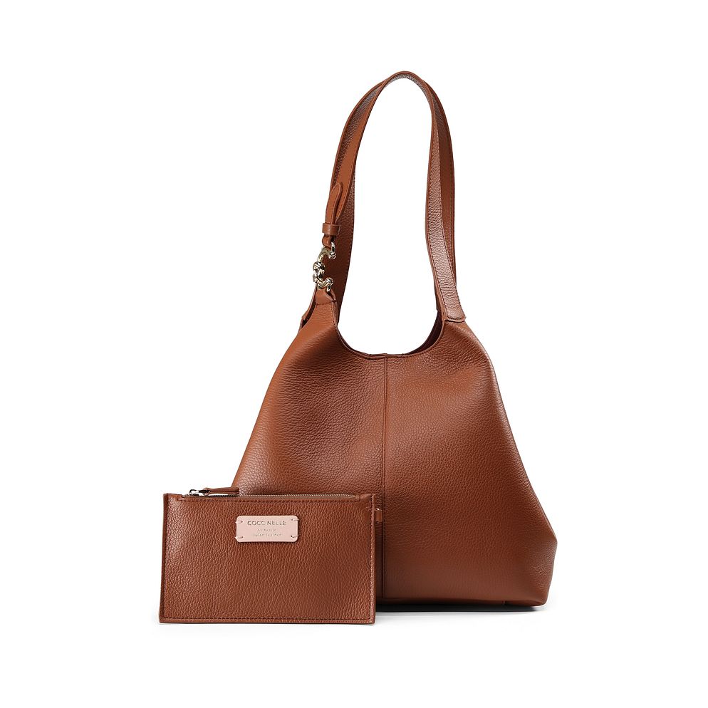 Coccinelle C-Easy Bolsa de hombro Piel natural 34 cm Coccinelle C-Easy Bolsa de hombro Piel natural 34 cm