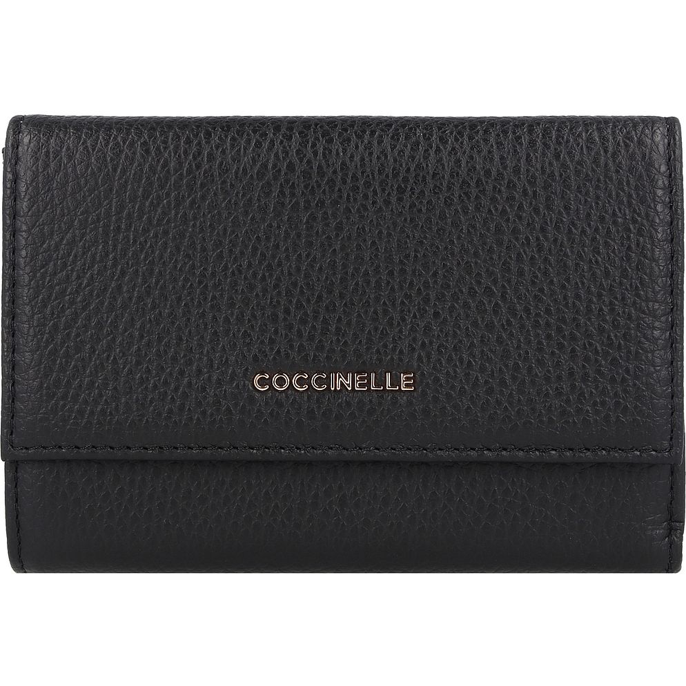 Coccinelle Metallic Soft Portafoglio Vera Pelle 14 cm Coccinelle Metallic Soft Portafoglio Vera Pelle 14 cm
