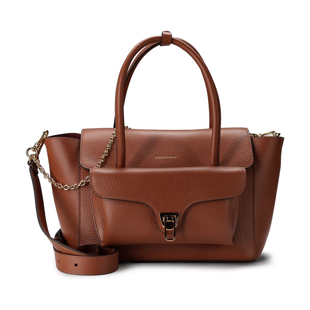 Coccinelle Double Beat Borsa a spalla Vera Pelle 31 cm Coccinelle Double Beat Borsa a spalla Vera Pelle 31 cm