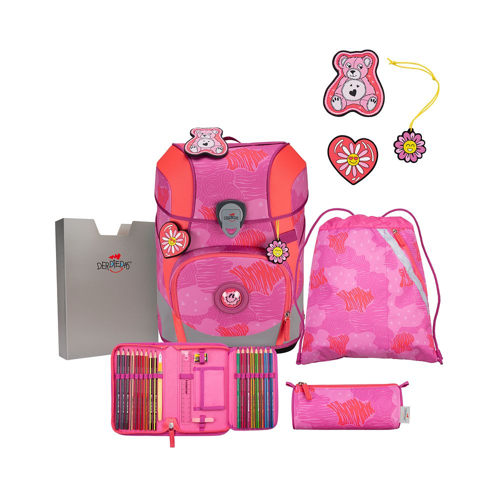 DerDieDas ErgoFlex Tiny Set di borse per la scuola 6 pezzi