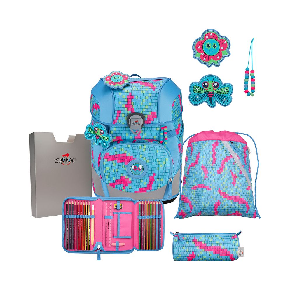 DerDieDas ErgoFlex Tiny Set di borse per la scuola 6 pezzi DerDieDas ErgoFlex Tiny Set di borse per la scuola 6 pezzi