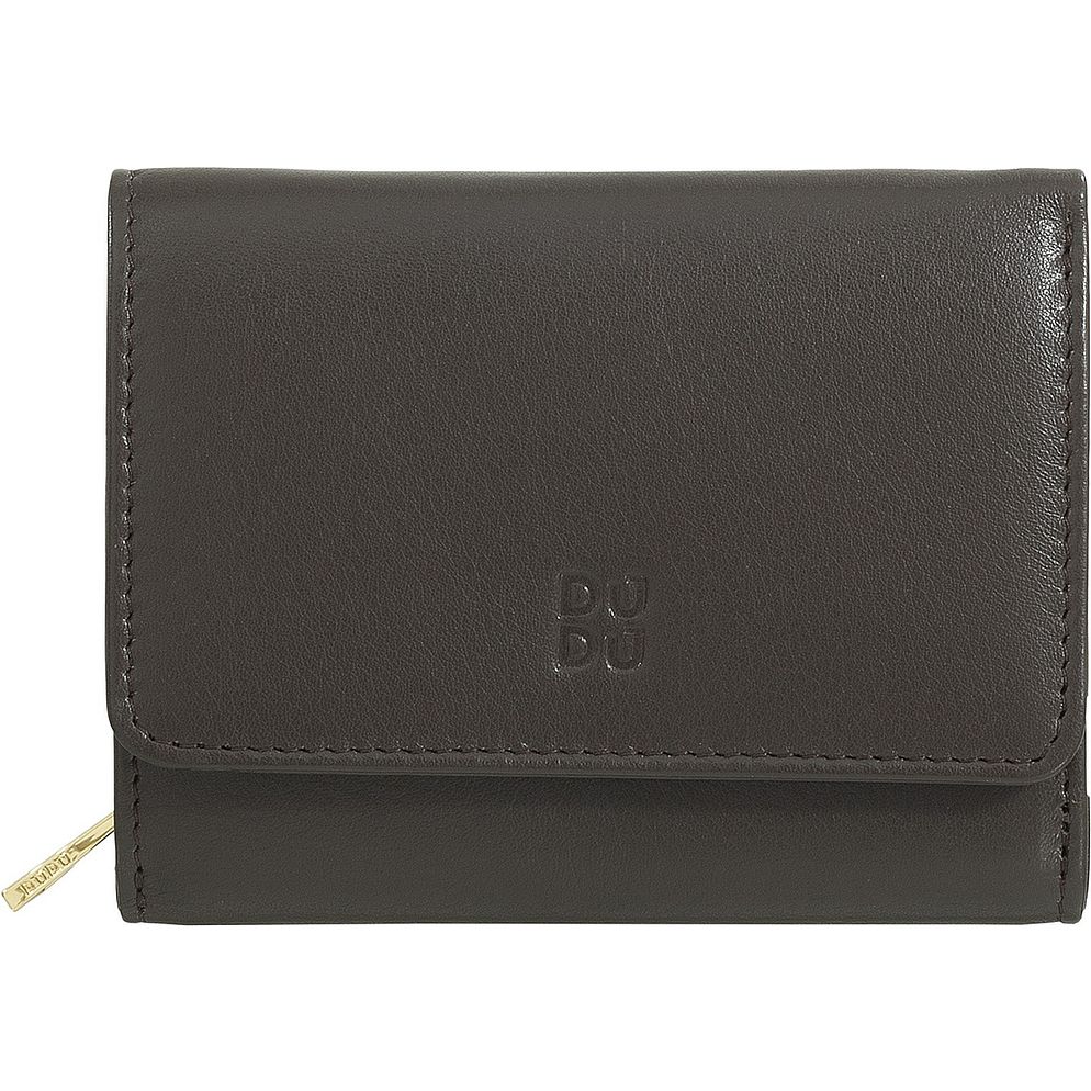 DuDu Pemba Portafoglio Protezione RFID Vera Pelle 12 cm
