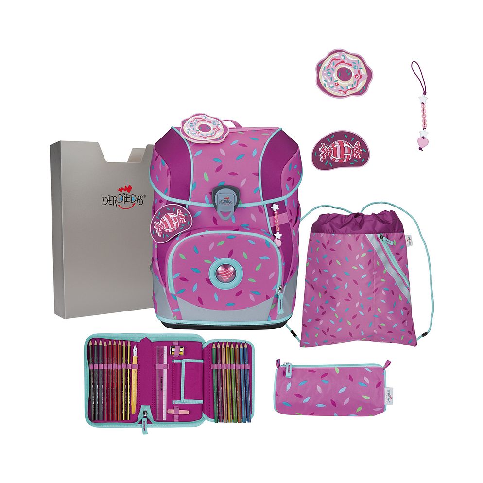 DerDieDas ErgoFlex Tiny Skolväska-set 6-delad DerDieDas ErgoFlex Tiny Skolväska-set 6-delad