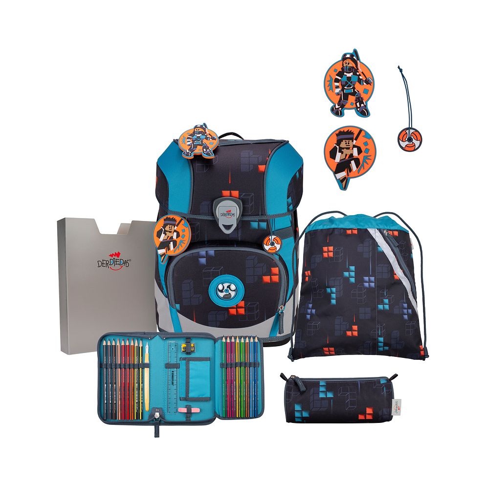 DerDieDas ErgoFlex Tiny Set di borse per la scuola 6 pezzi DerDieDas ErgoFlex Tiny Set di borse per la scuola 6 pezzi