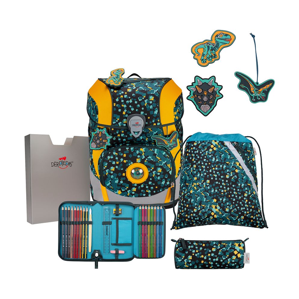 DerDieDas ErgoFlex Tiny Set di borse per la scuola 6 pezzi