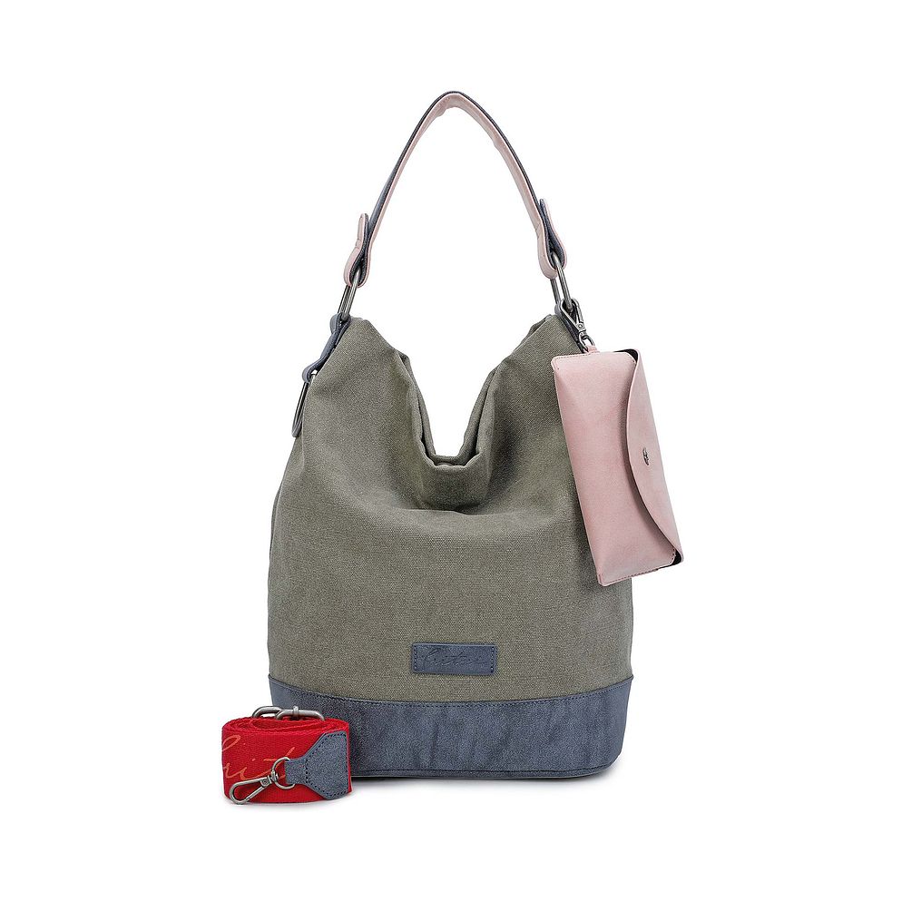 Fritzi aus Preußen Izzy07 Olga Canvas Borsa a spalla 27 cm Fritzi aus Preußen Izzy07 Olga Canvas Borsa a spalla 27 cm