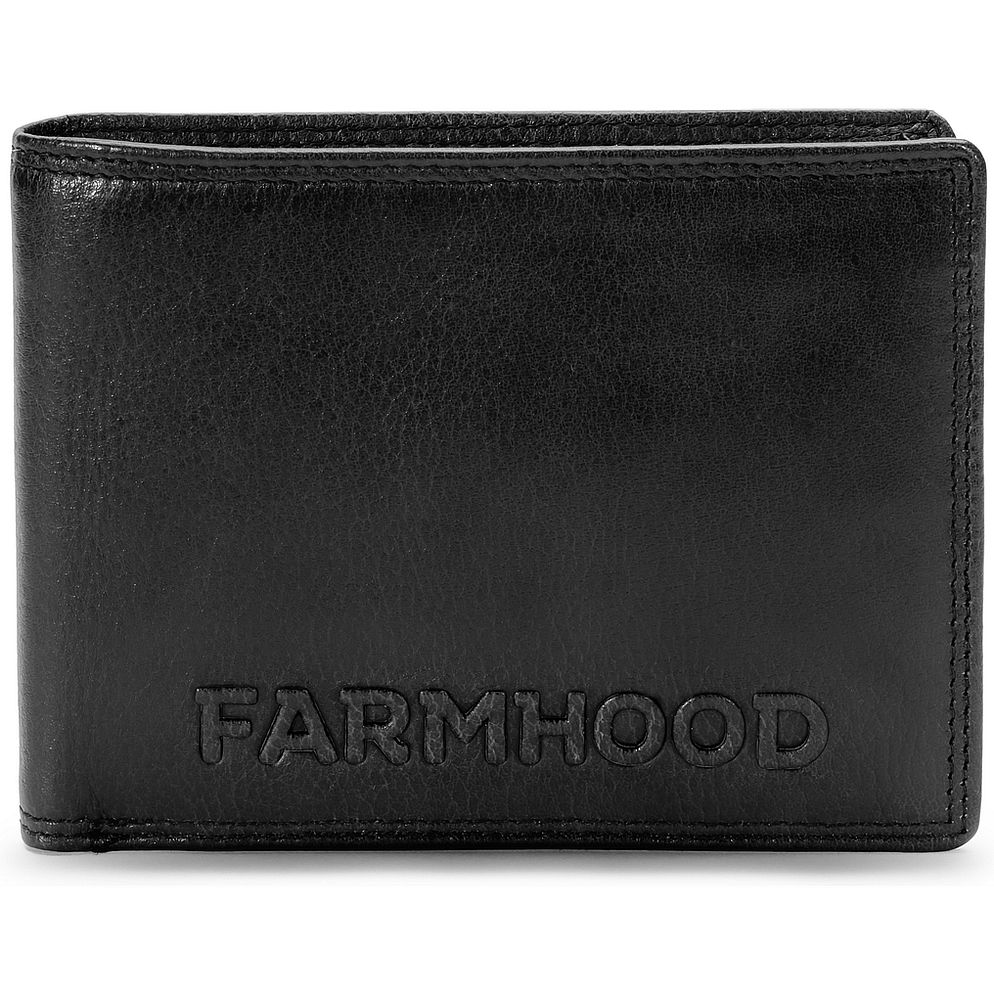 Farmhood Memphis Portafoglio Protezione RFID Vera Pelle 12.5 cm