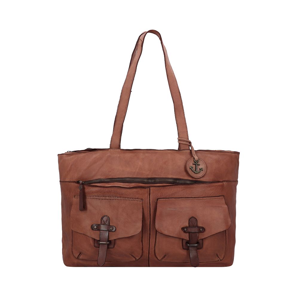 Harbour 2nd Urban Poets Jordan Borsa shopper Vera Pelle 49 cm Harbour 2nd Urban Poets Jordan Borsa shopper Vera Pelle 49 cm