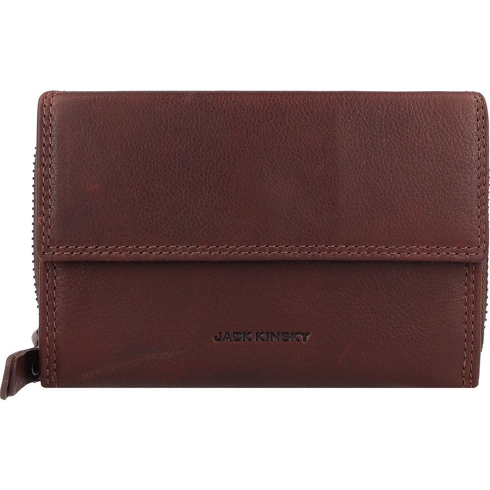 Jack Kinsky Montreal Portafoglio Protezione RFID Vera Pelle 13.5 cm Jack Kinsky Montreal Portafoglio Protezione RFID Vera Pelle 13.5 cm