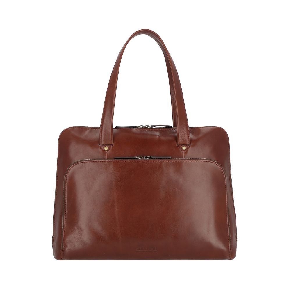 Leonhard Heyden Cambridge Borsa a spalla Vera Pelle 41 cm Vano porta PC Leonhard Heyden Cambridge Borsa a spalla Vera Pelle 41 cm Vano porta PC