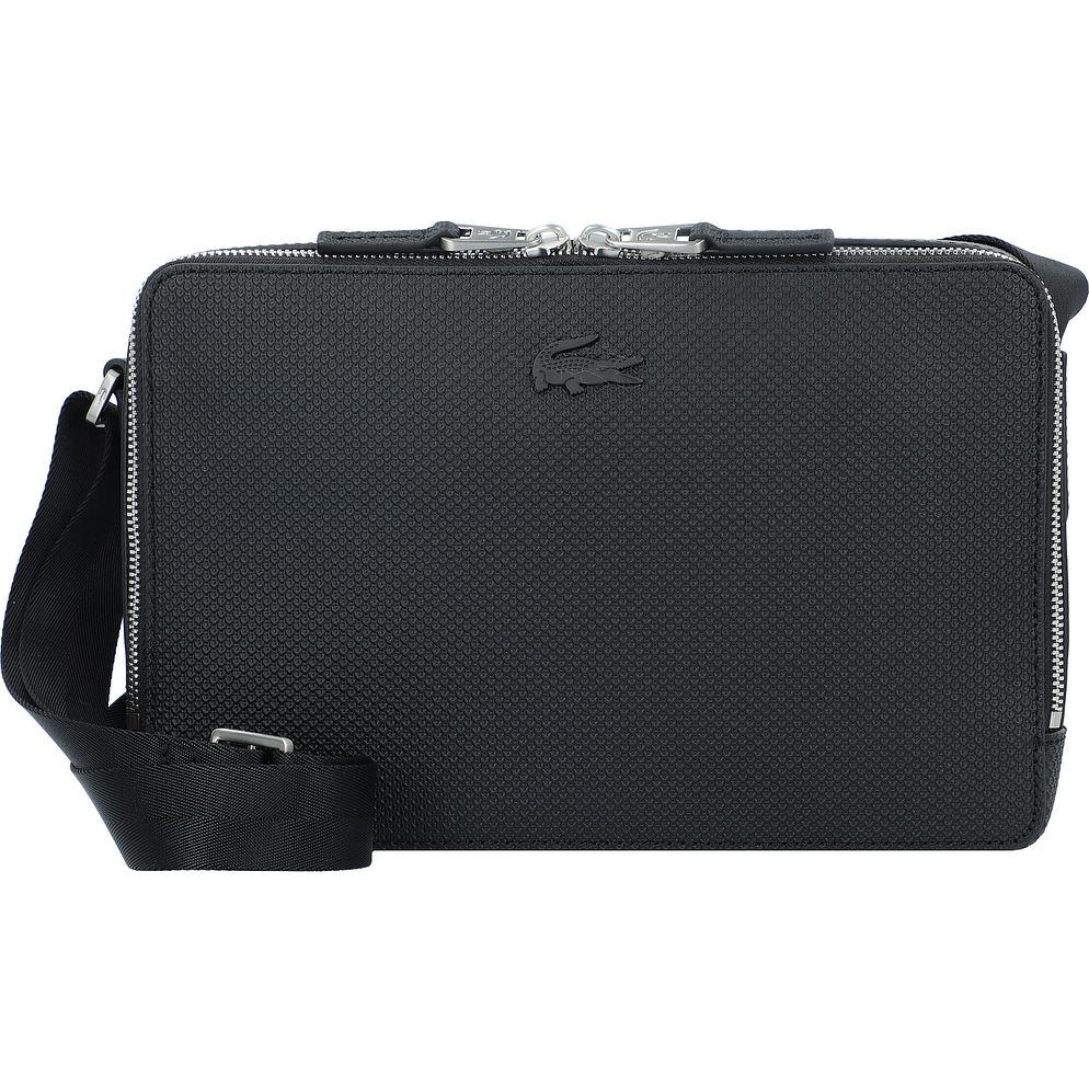 Lacoste Chantaco Borsa a tracolla Vera Pelle 26 cm Lacoste Chantaco Borsa a tracolla Vera Pelle 26 cm