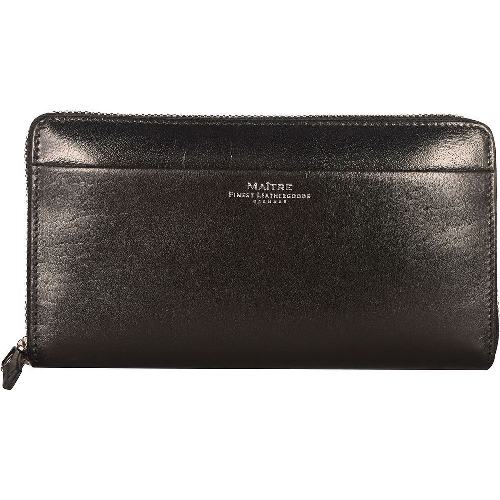 Maître Schwollen Dietrun Portafoglio Protezione RFID Vera Pelle 18.5 cm