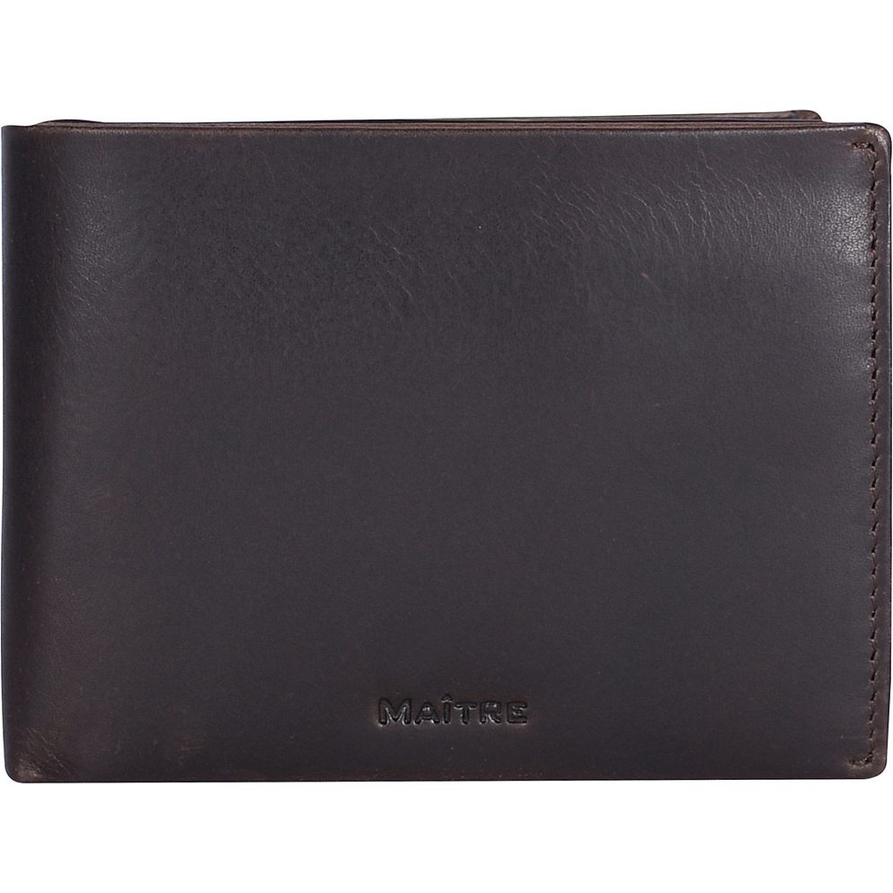 Maître Birkheim Galbert Portafoglio Protezione RFID Vera Pelle 12.5 cm