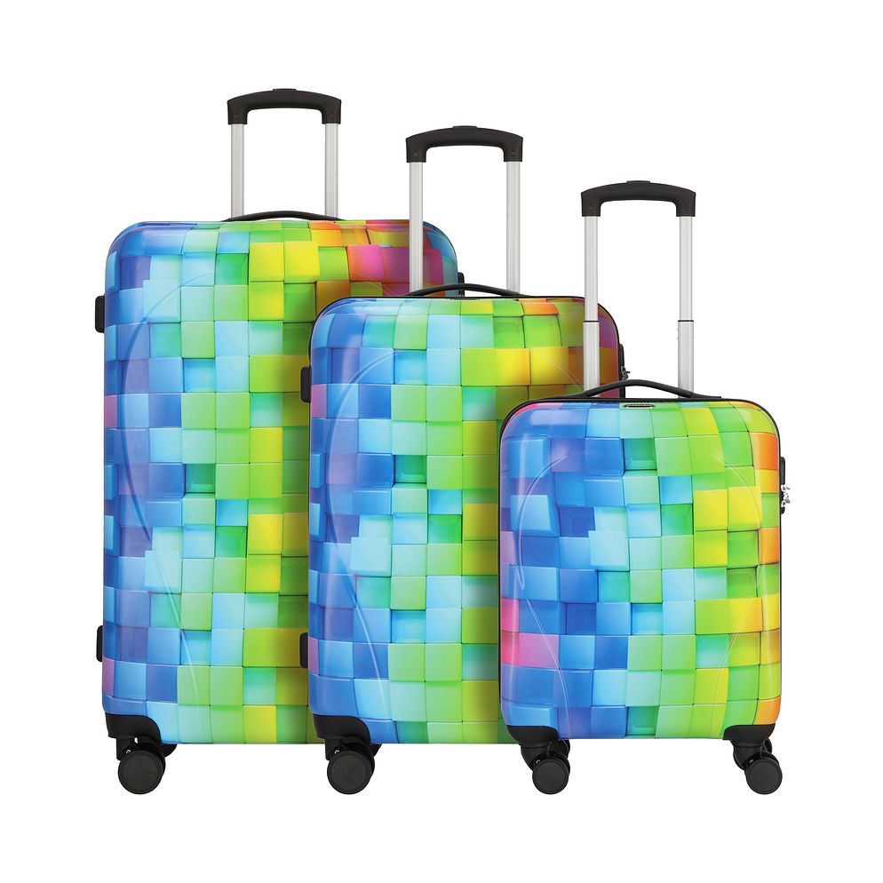 NOWI Santa Cruz 4 ruote Set di valigie 3 pezzi