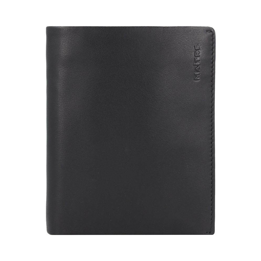 Maître Hundsbach Hamlet Portafoglio Protezione RFID Vera Pelle 12.5 cm