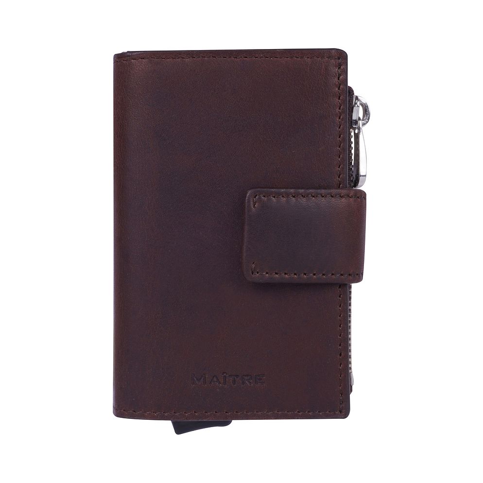 Maître Birkheim C-Four Custodia per carta di credito Protezione RFID Vera Pelle 6.5 cm