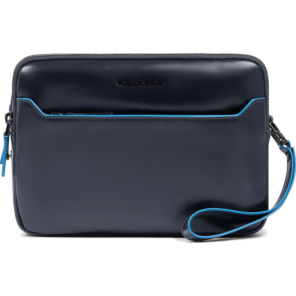 Piquadro Blue Square Borsa a tracolla Vera Pelle 23 cm