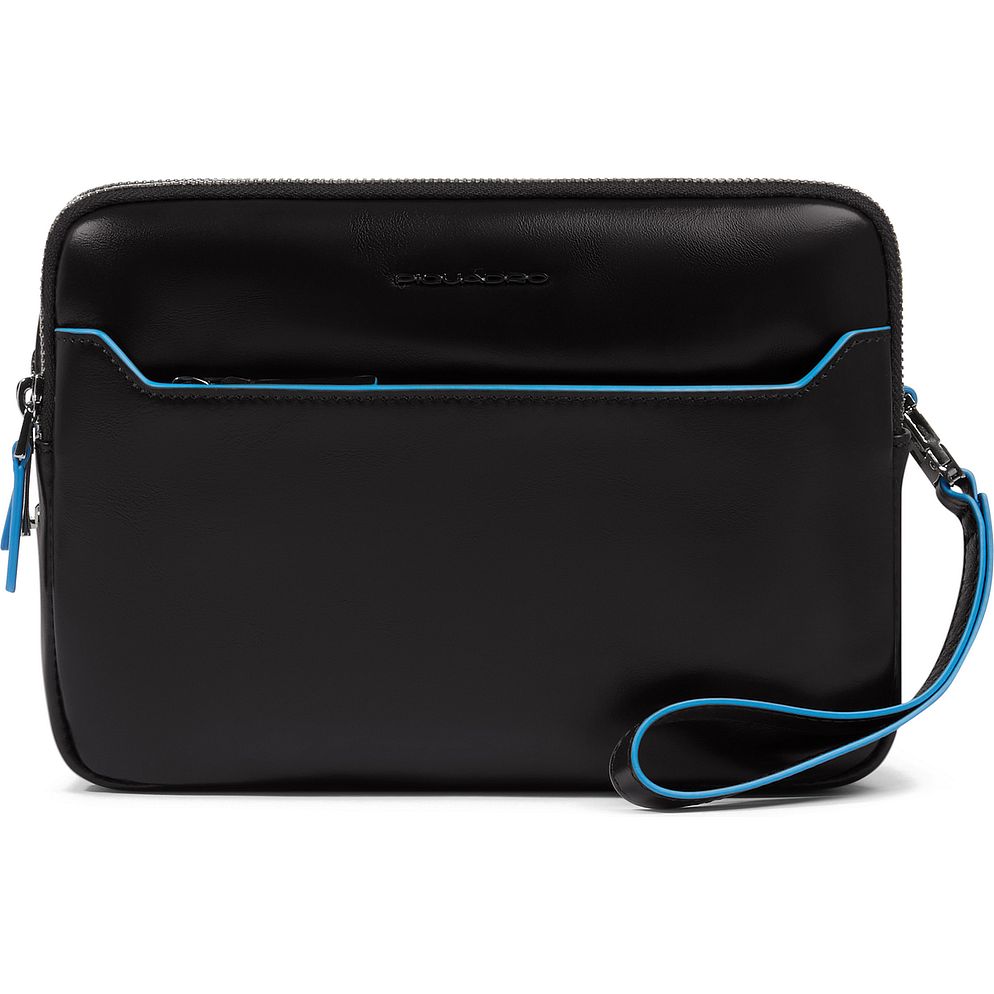 Piquadro Blue Square Bolsa de hombro Piel natural 23 cm