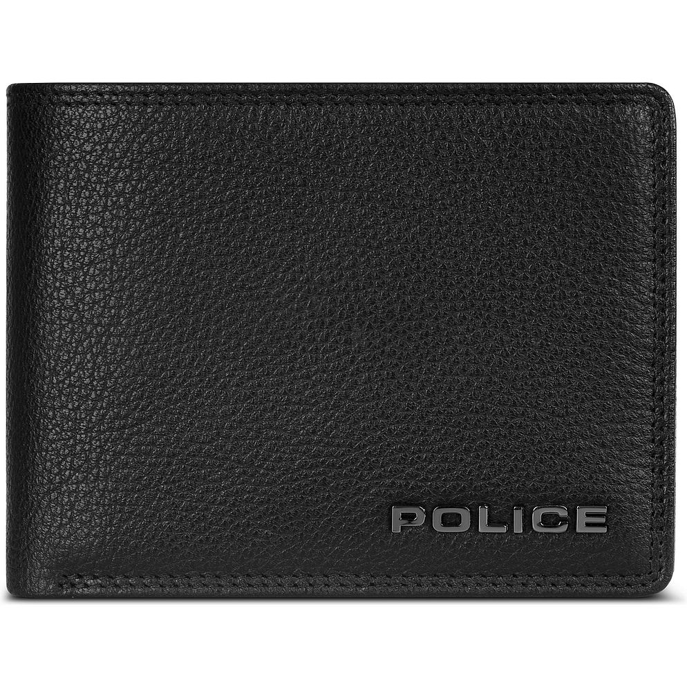Police Cartera Bloqueo RFID Piel natural 12 cm