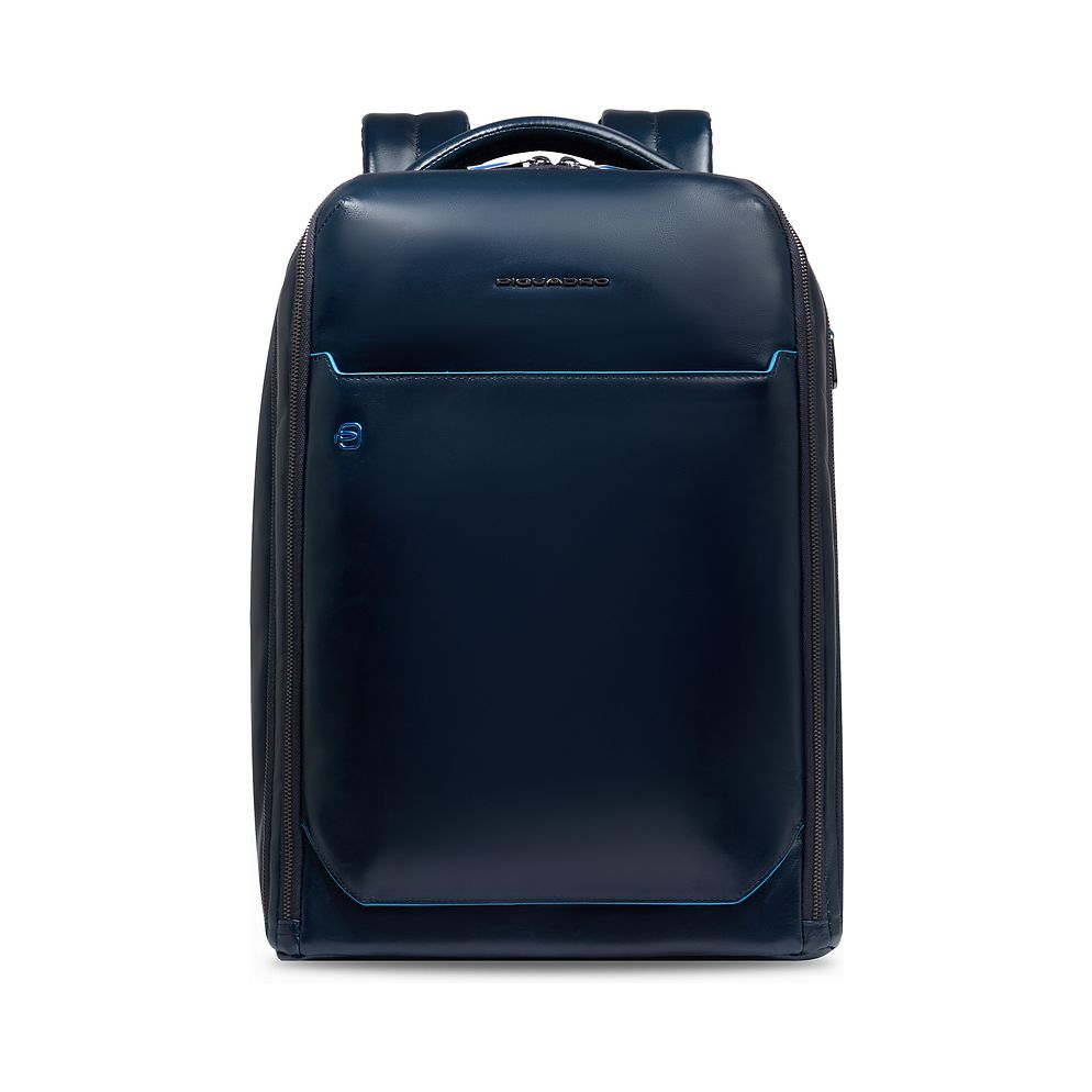 Piquadro Blue Square Zaino da giorno Vera Pelle 42 cm Vano porta PC