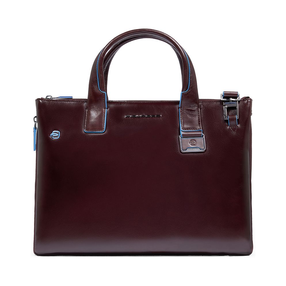 Piquadro Blue Square Borsa shopper Vera Pelle 38 cm Vano porta PC espandibile