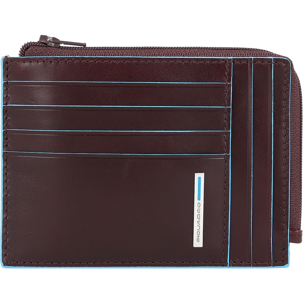 Piquadro Blue Square Custodia per carta di credito Protezione RFID Vera Pelle 12 cm Scatola regalo Piquadro Blue Square Custodia per carta di credito Protezione RFID Vera Pelle 12 cm Scatola regalo