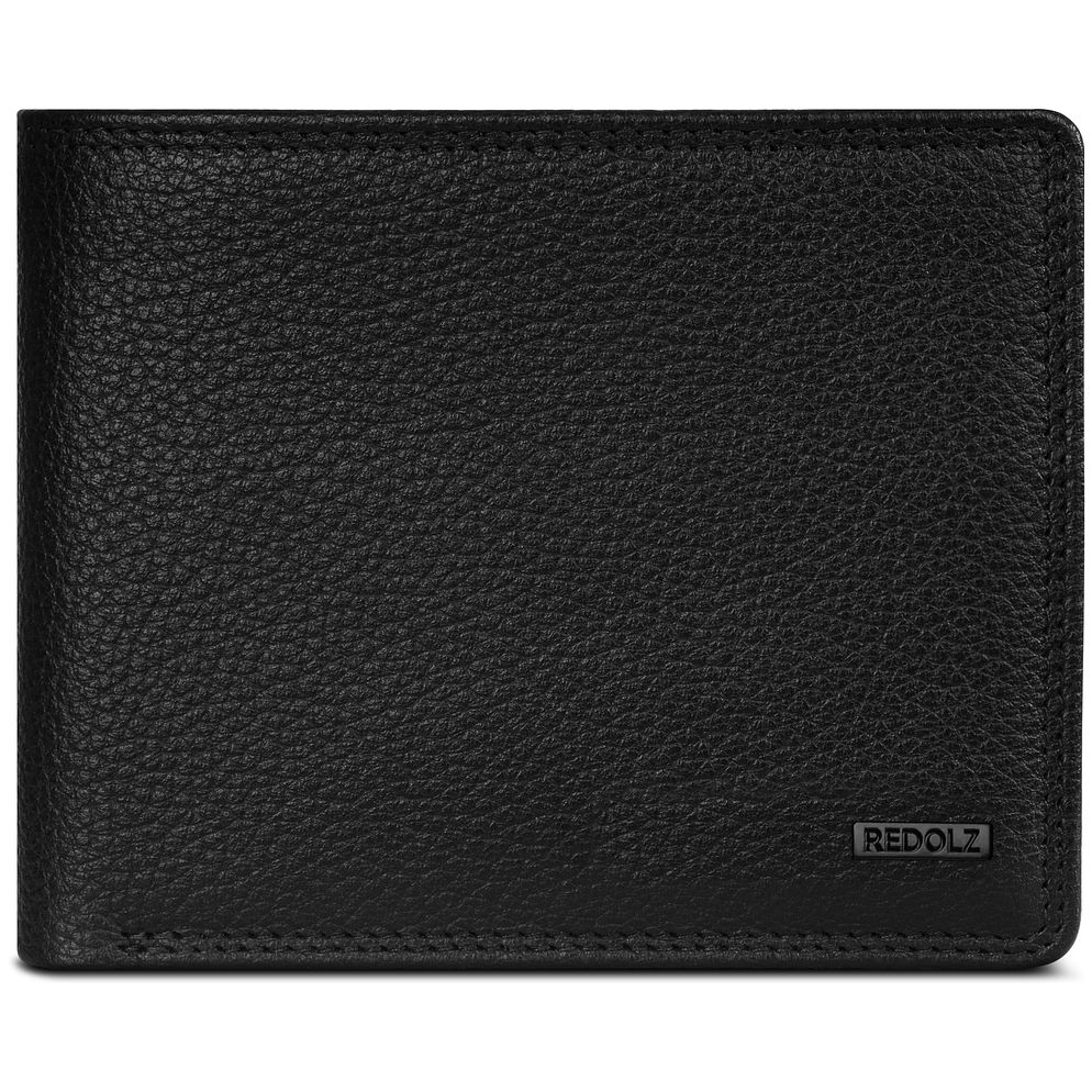 Redolz Portafoglio Leather Essentials QF in pelle con protezione RFID, 12 cm, apribile Redolz Portafoglio Leather Essentials QF in pelle con protezione RFID, 12 cm, apribile