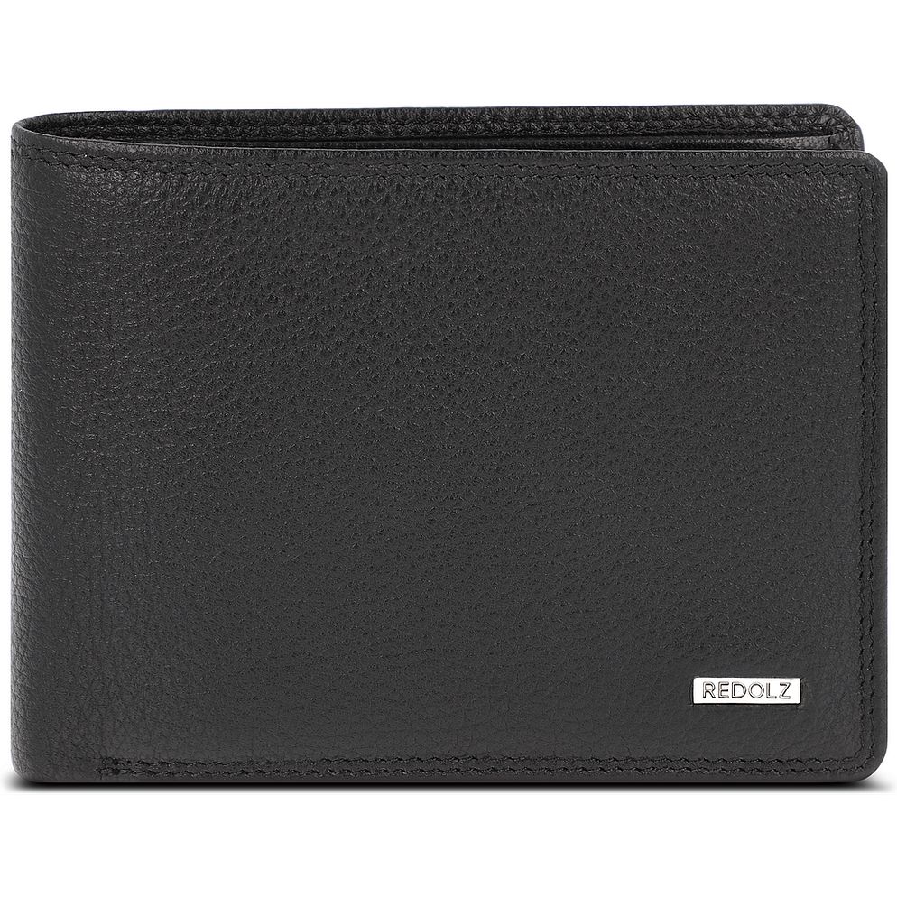 Redolz Portafoglio Leather Essentials QF in pelle RFID, 12 cm, apribile, con scomparto con cerniera Redolz Portafoglio Leather Essentials QF in pelle RFID, 12 cm, apribile, con scomparto con cerniera