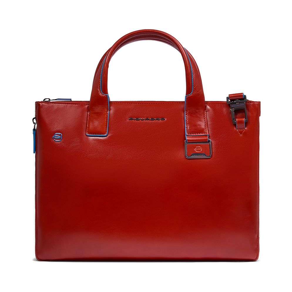Piquadro Blue Square Borsa shopper Vera Pelle 38 cm Vano porta PC espandibile Piquadro Blue Square Borsa shopper Vera Pelle 38 cm Vano porta PC espandibile