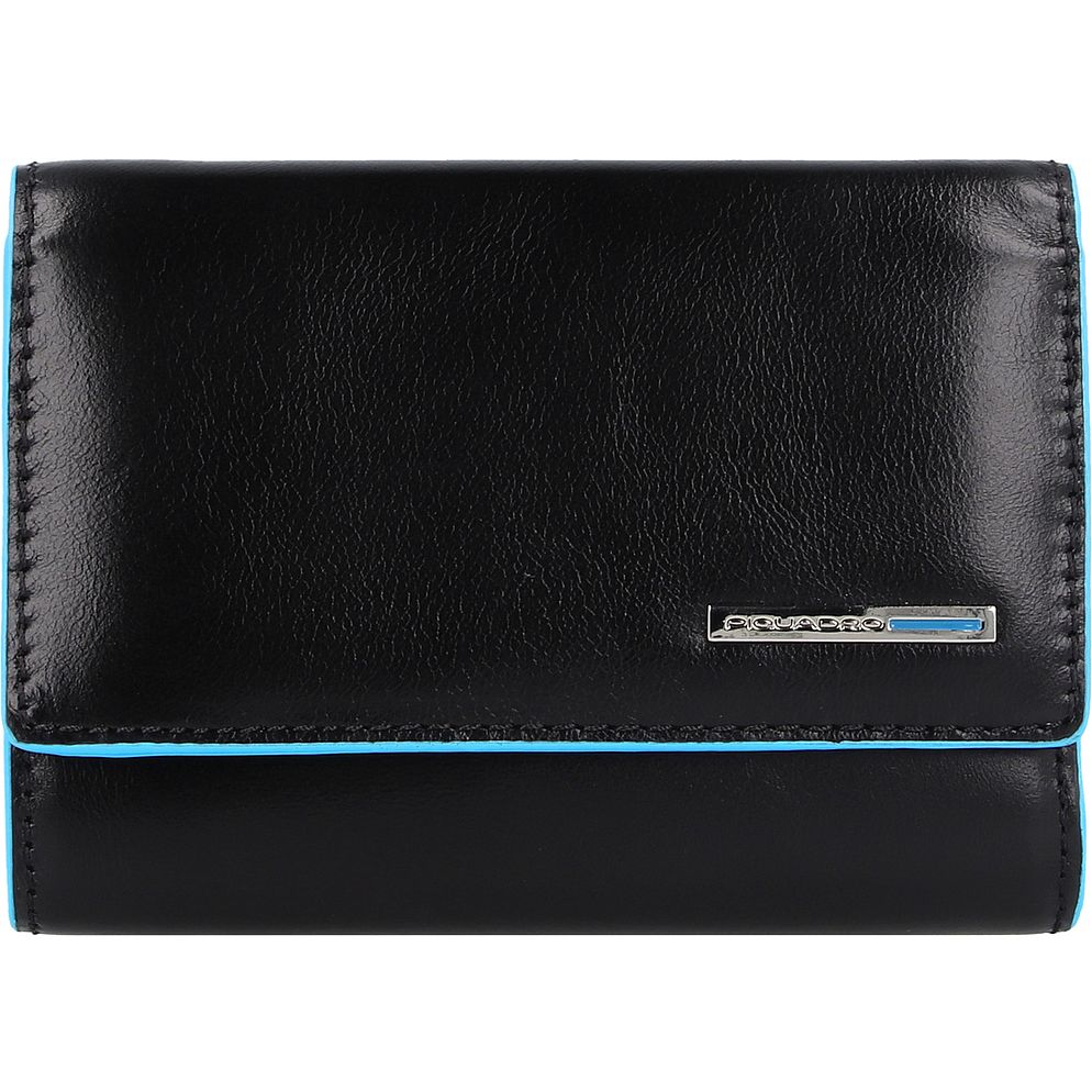 Piquadro Blue Square Portafoglio Protezione RFID Vera Pelle 12 cm Piquadro Blue Square Portafoglio Protezione RFID Vera Pelle 12 cm