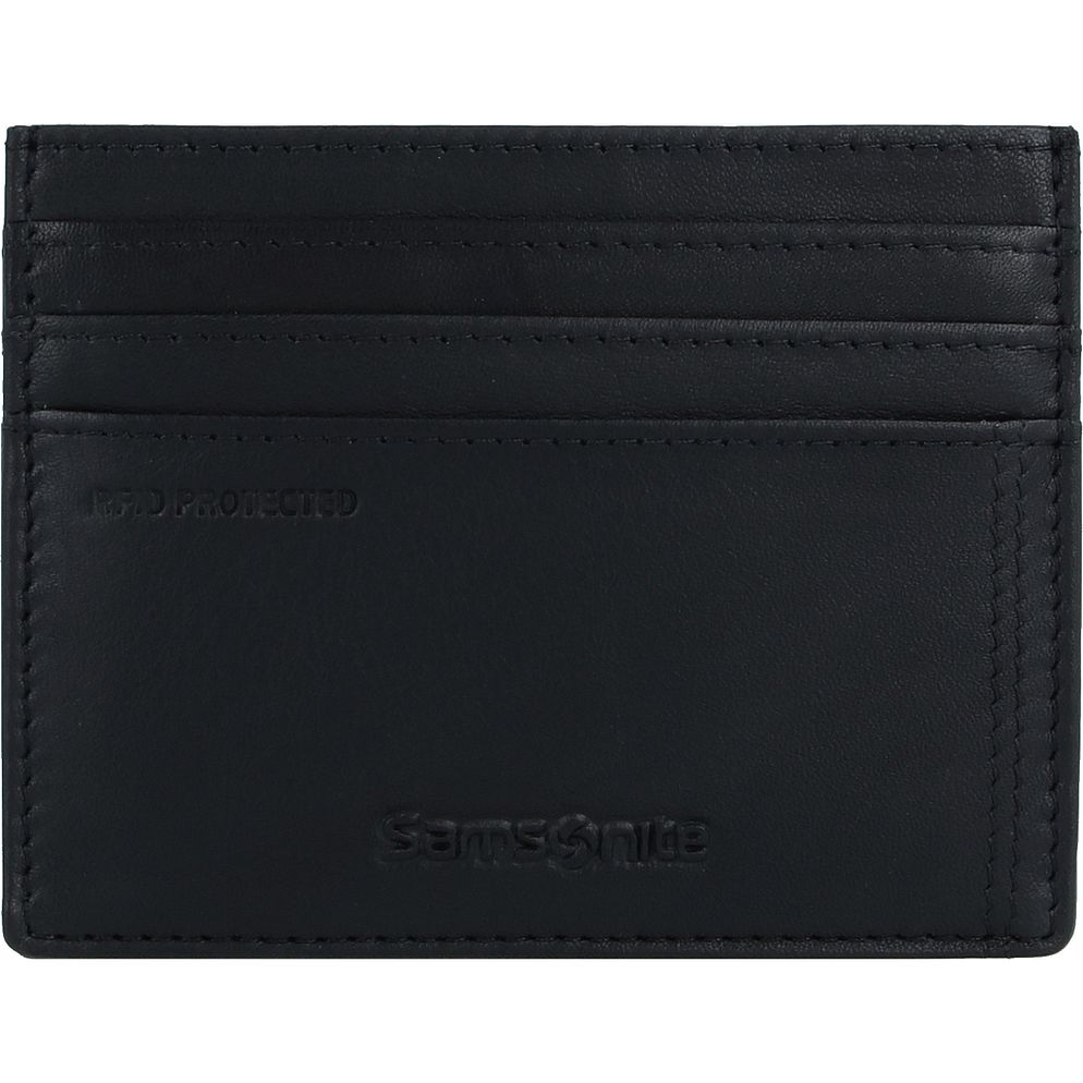 Samsonite Attack 2 Custodia per carta di credito Protezione RFID Vera Pelle 10 cm