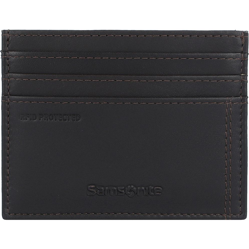 Samsonite Attack 2 Custodia per carta di credito Protezione RFID Vera Pelle 10 cm Samsonite Attack 2 Custodia per carta di credito Protezione RFID Vera Pelle 10 cm