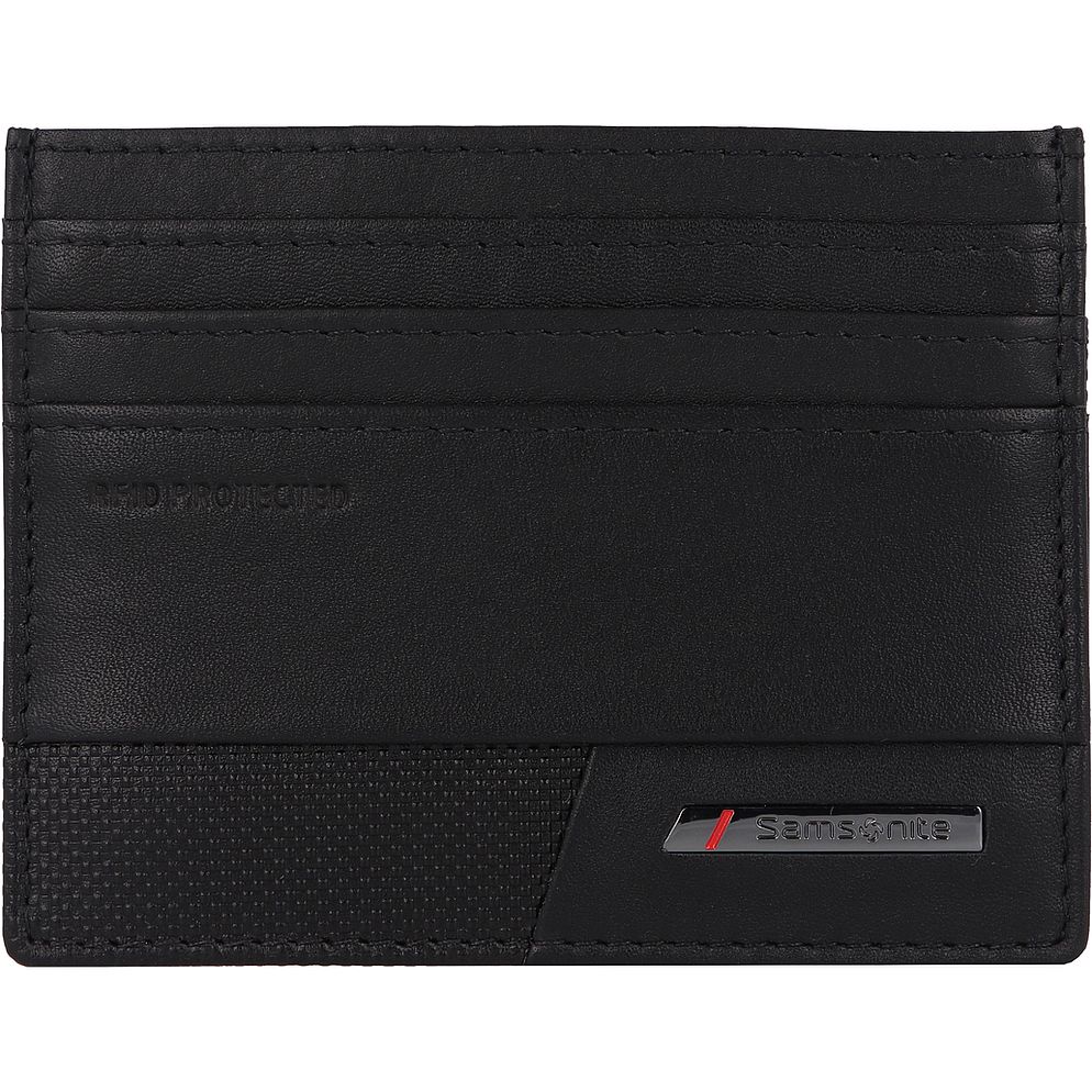 Samsonite Pro-DLX 6 Custodia per carta di credito Protezione RFID Vera Pelle 10 cm