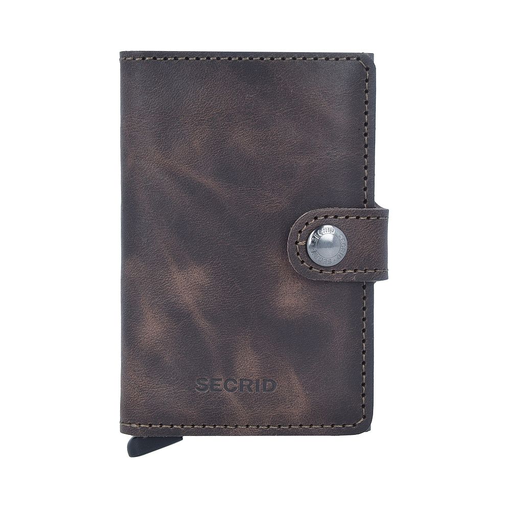 Secrid Miniwallet Custodia per carta di credito Protezione RFID Vera Pelle 6.5 cm Secrid Miniwallet Custodia per carta di credito Protezione RFID Vera Pelle 6.5 cm
