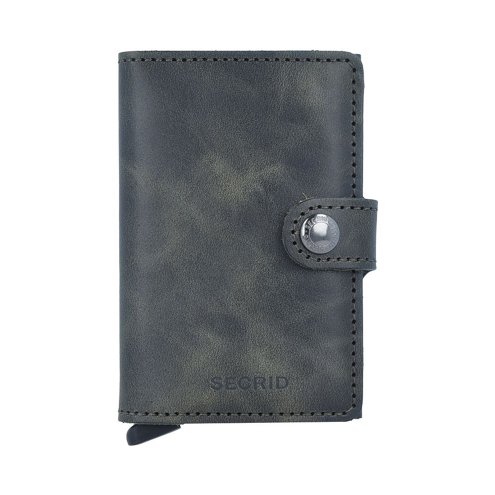Secrid Miniwallet Custodia per carta di credito Protezione RFID Vera Pelle 6.5 cm