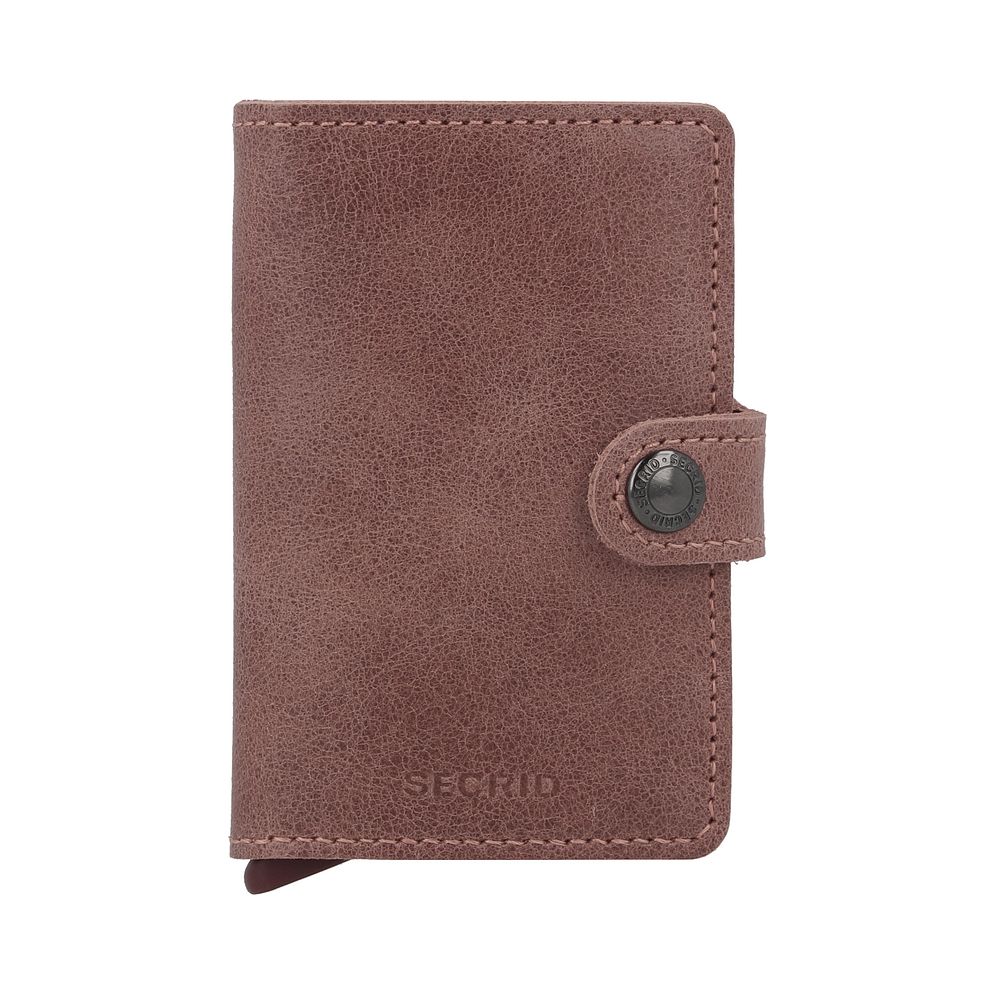 Secrid Miniwallet Custodia per carta di credito Protezione RFID Vera Pelle 6.5 cm