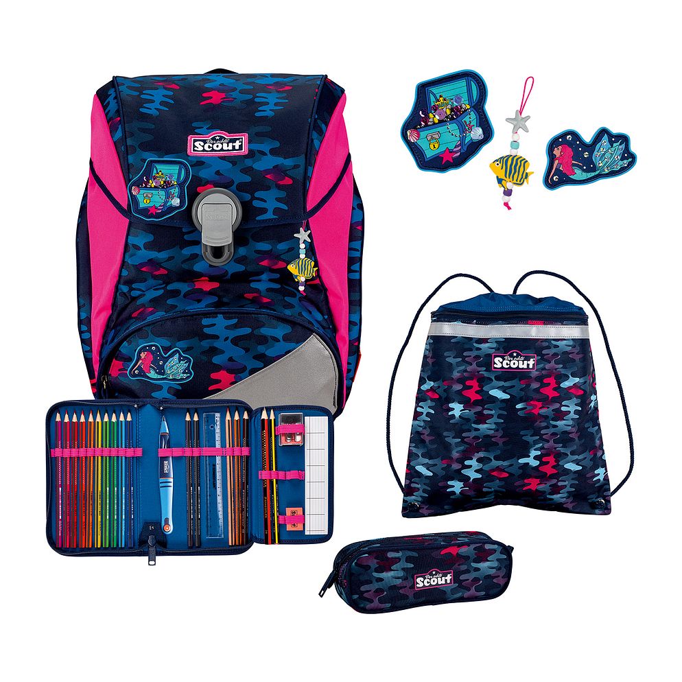Scout Alpha Juego de mochilas escolares 4 piezas