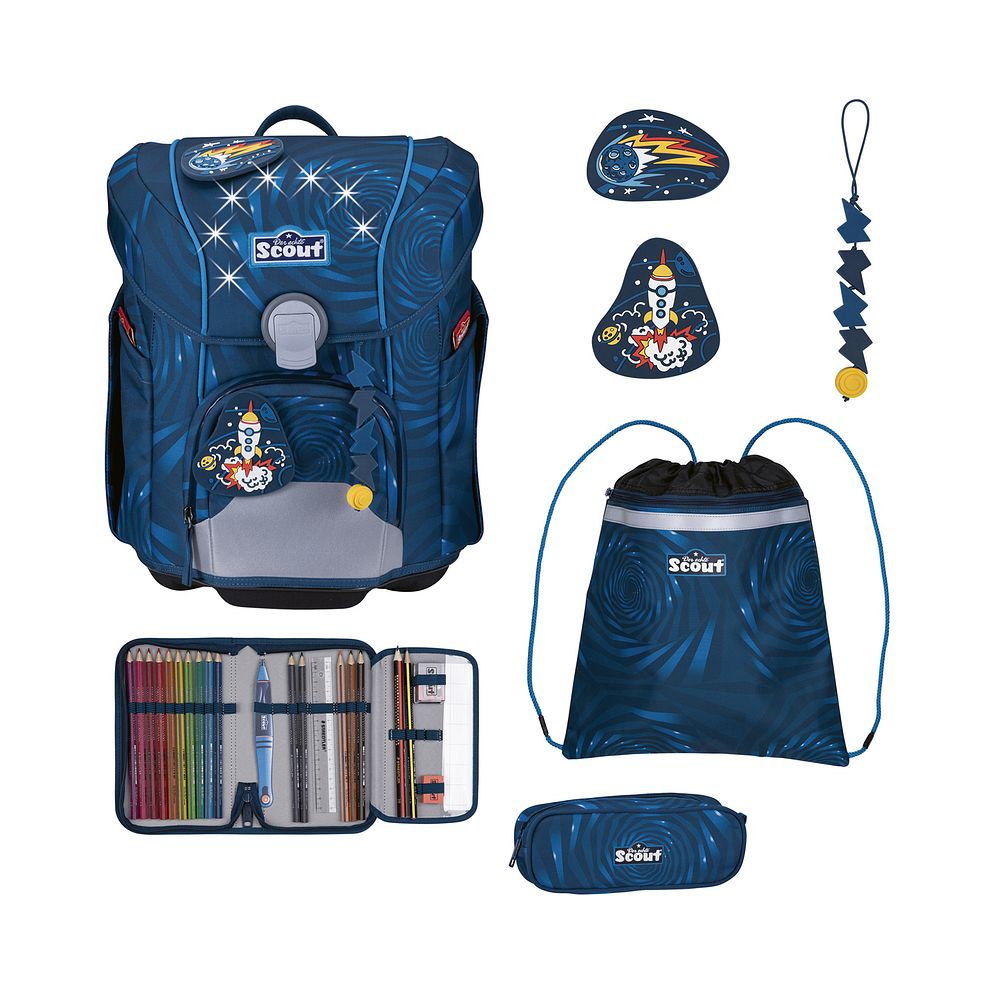 Scout Micro Skolväska-set 5-delad Scout Micro Skolväska-set 5-delad