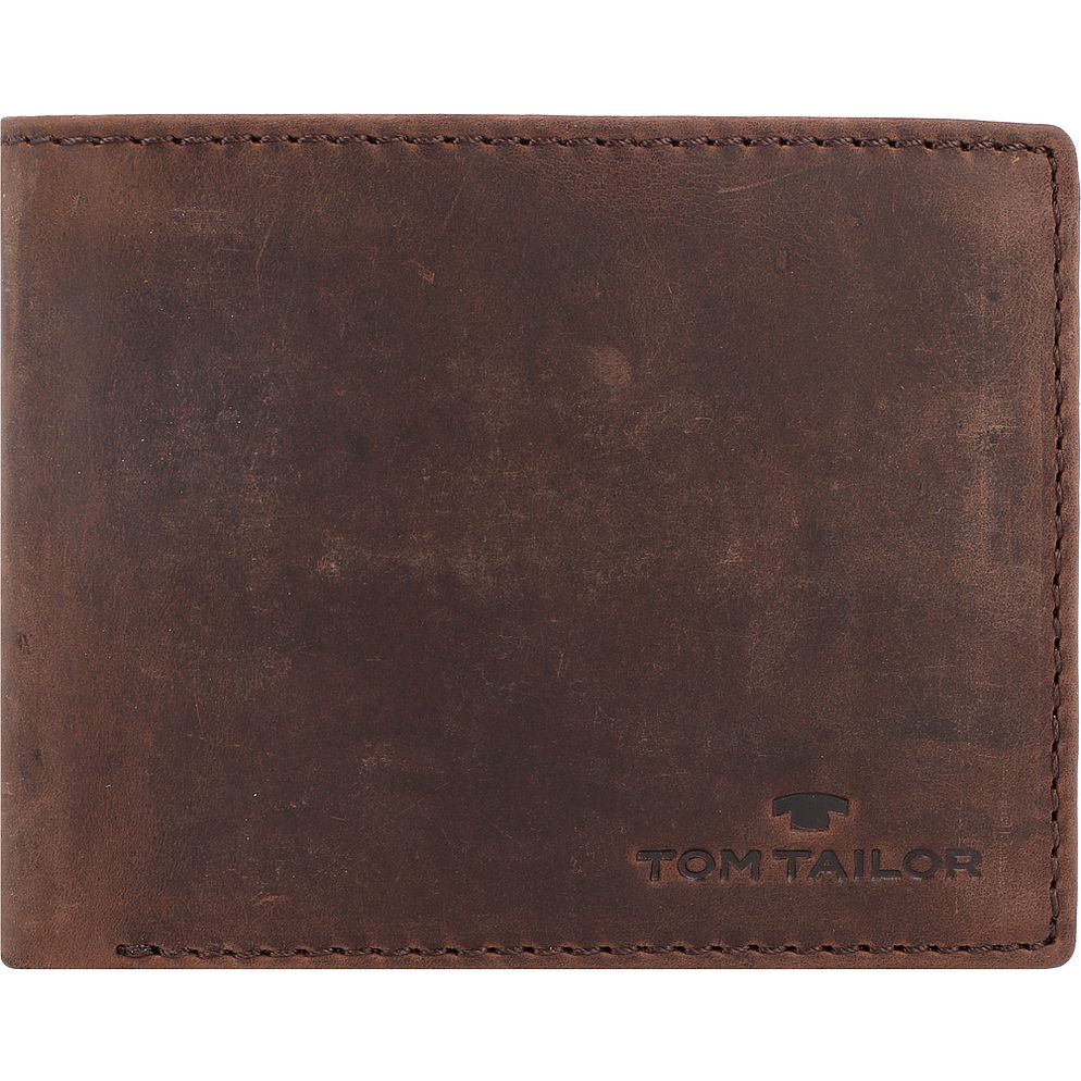 Tom Tailor Ron Portafoglio Protezione RFID Vera Pelle 12 cm Tom Tailor Ron Portafoglio Protezione RFID Vera Pelle 12 cm