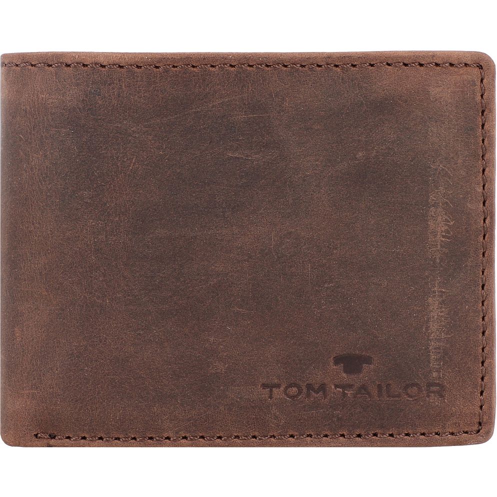 Tom Tailor Ron Portafoglio Protezione RFID Vera Pelle 10 cm Tom Tailor Ron Portafoglio Protezione RFID Vera Pelle 10 cm