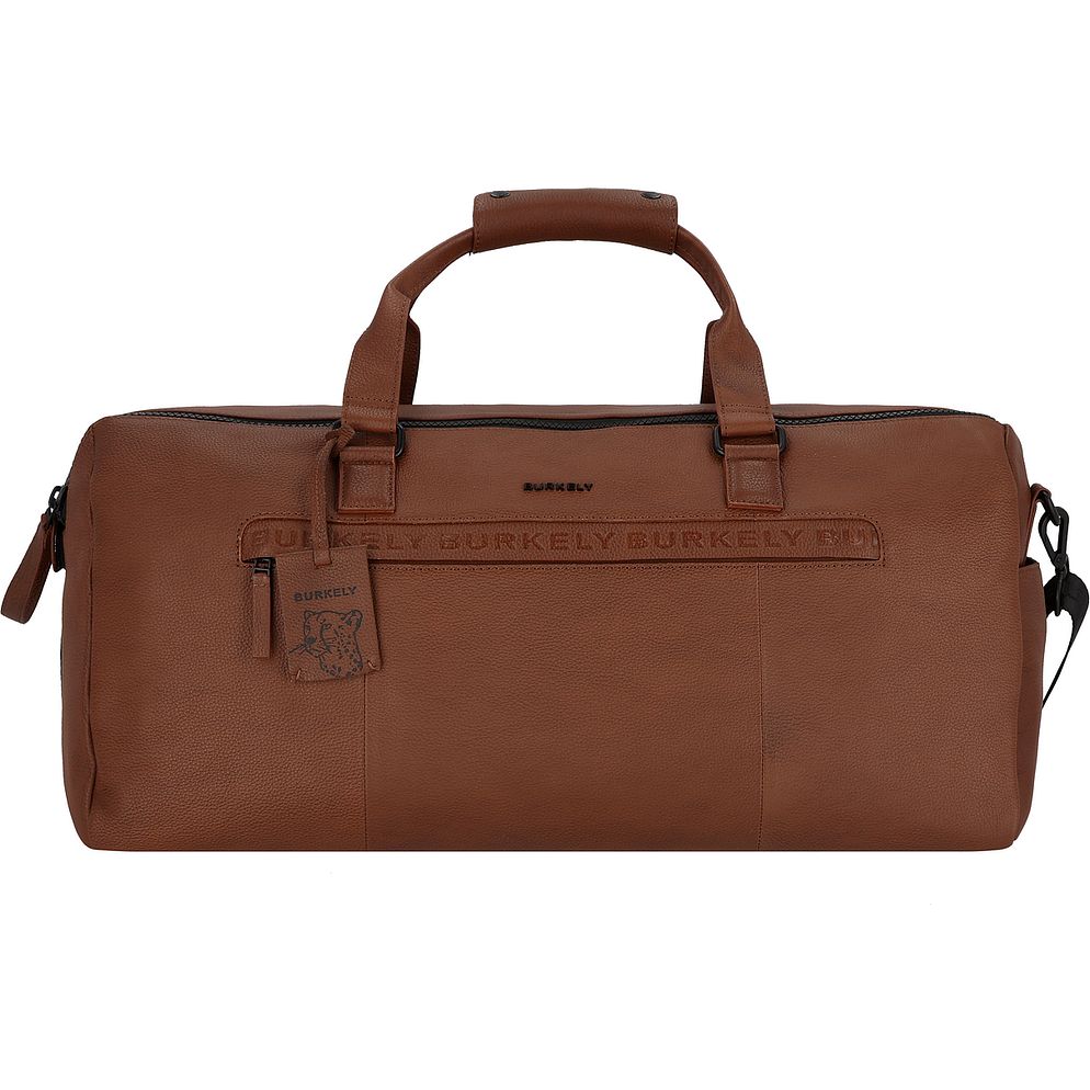 Burkely Minimal Mason Borsa da viaggio Weekender Vera Pelle 57 cm