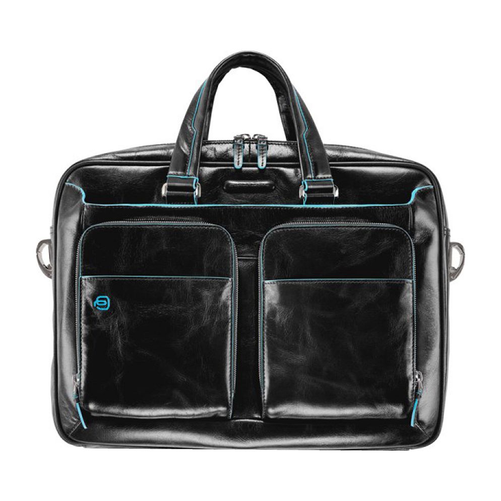 Piquadro Blue Square Valigetta Vera Pelle 39 cm Vano porta PC