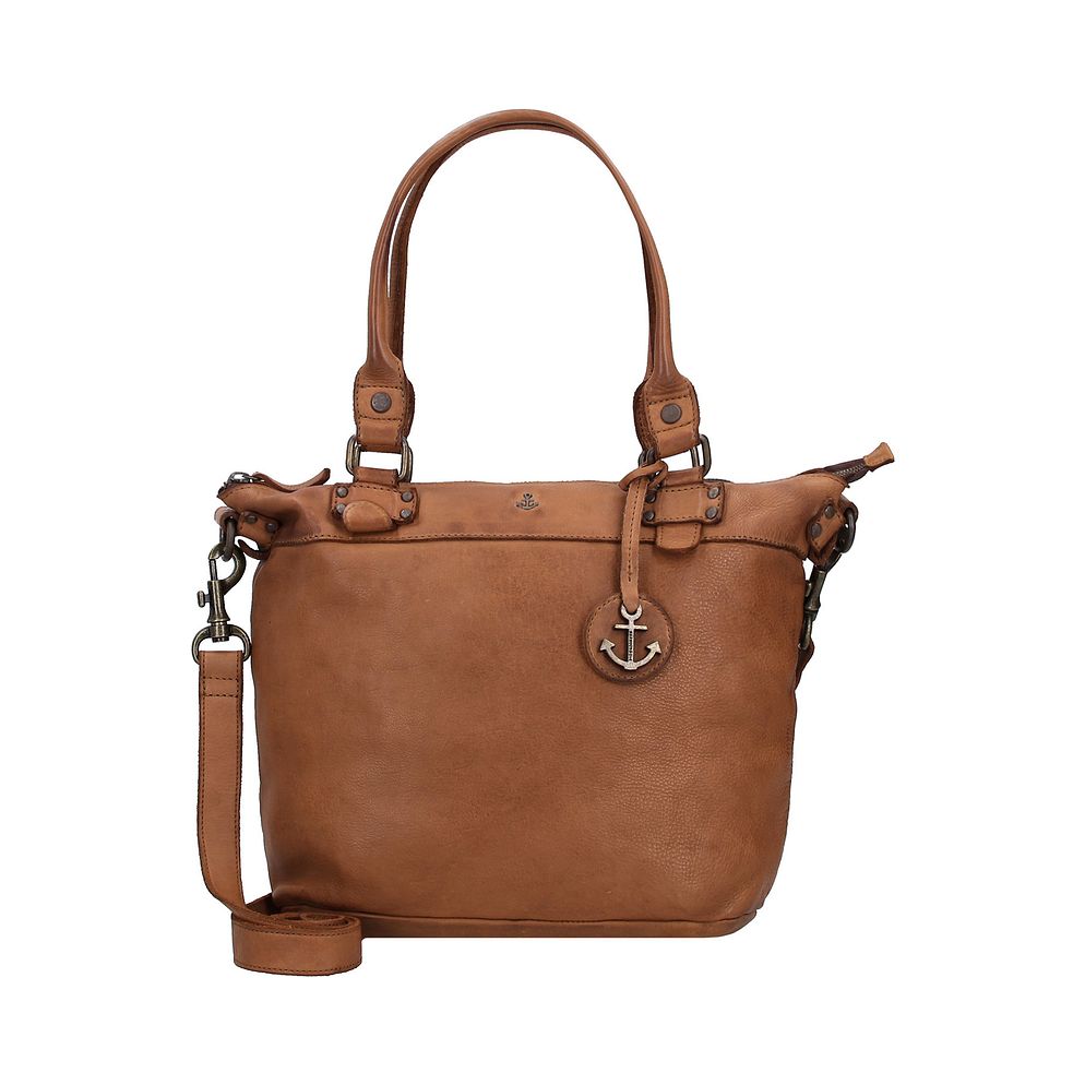 Harbour 2nd Anchor Love Bianca Borsa a spalla Vera Pelle 34 cm Harbour 2nd Anchor Love Bianca Borsa a spalla Vera Pelle 34 cm