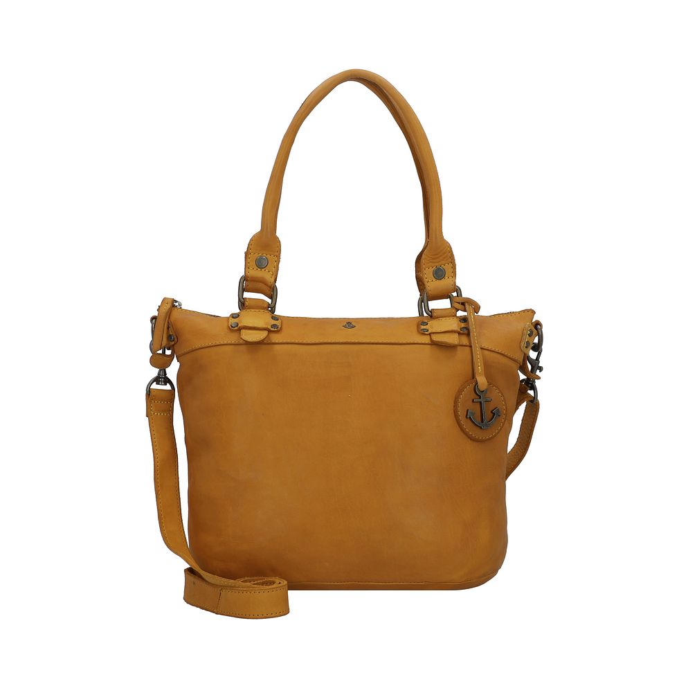 Harbour 2nd Anchor Love Bianca Borsa a spalla Vera Pelle 34 cm Harbour 2nd Anchor Love Bianca Borsa a spalla Vera Pelle 34 cm