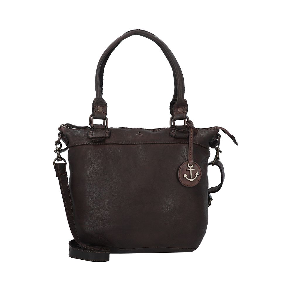 Harbour 2nd Anchor Love Bianca Borsa a spalla Vera Pelle 34 cm Harbour 2nd Anchor Love Bianca Borsa a spalla Vera Pelle 34 cm