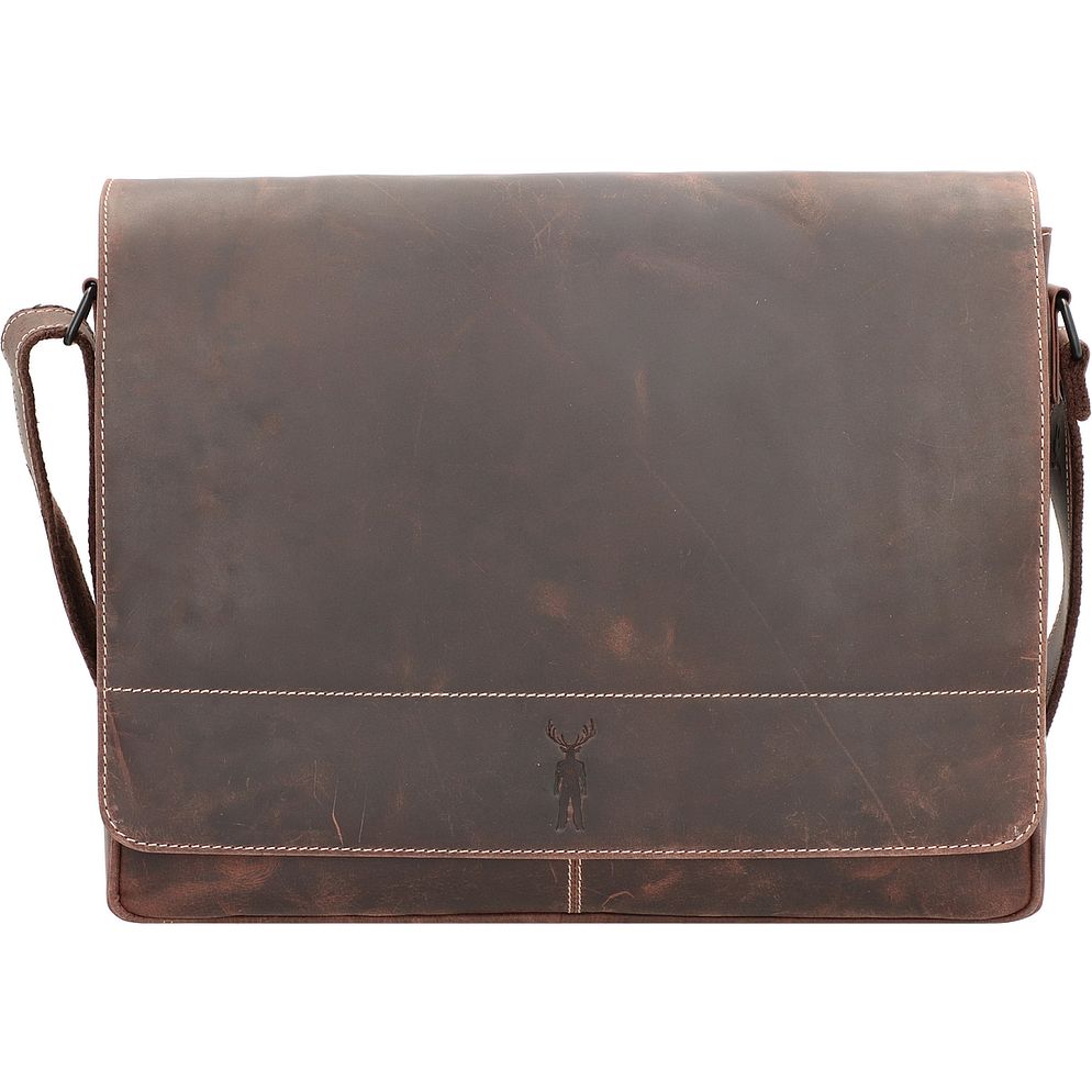 Jack Kinsky Baltimore Messaggero Vera Pelle 38 cm Jack Kinsky Baltimore Messaggero Vera Pelle 38 cm